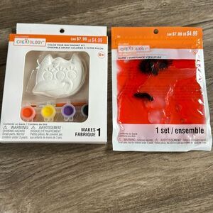 NEW Halloween DIY Kid Craft Kit & Slime Bundle Celebrate It